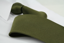 Krawatte Uni Olivgrün
