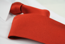 Krawatte Uni Rotorange