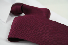 Krawatte Uni Weinrot